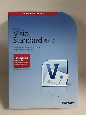 Microsoft Visio Standard 2010 _ For Academic Only • $59