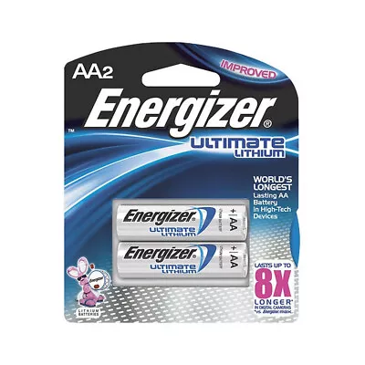 AA Energizer Ultimate Lithium 2PK Battery • $29.90