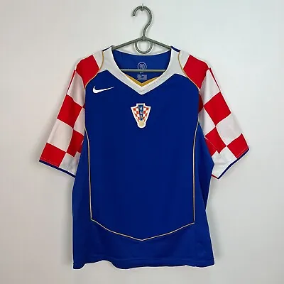 Croatia National Team 2004 2005 Away Football Shirt Nike Jersey Size S • $69.47