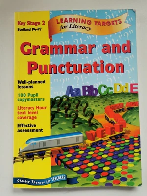 £3 • Buy Learning Targets For Literacy Grammar And Punctuation Stanley Thorne