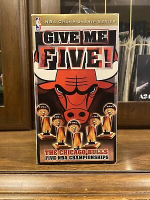 Give Me Five!: Chicago Bulls 5 NBA Championships (1998)-VHS Tape- Michael Jordan • $3