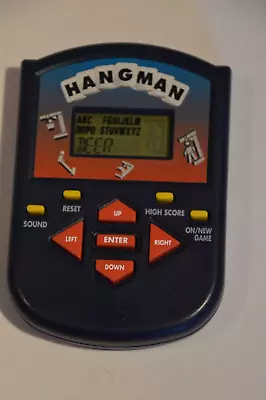 Hangman Handheld Pocket Electronic LCD Game 1998 Hasbro MB Games Hang Man • £9.95