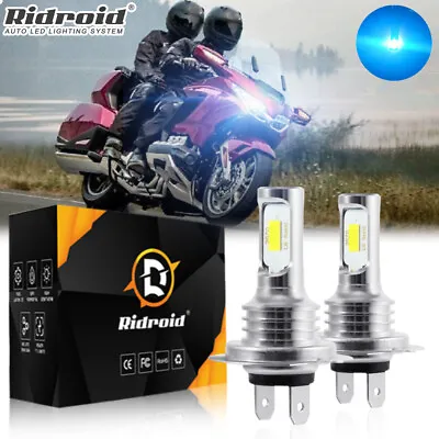 For Honda Goldwing GL1800 2001-2016 Motorcycle LED Headlight Kit H7 8000K Bulbs • $12.63
