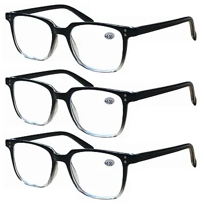 $11.95 • Buy 3 PK Unisex Blue Light Blocking Reading Glasses Computer Readers For Men Women