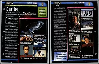 £1.49 • Buy Caretaker - Voyager - Star Trek Fact File Page