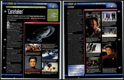 £1.49 • Buy Caretaker - Voyager - Star Trek Fact File Page