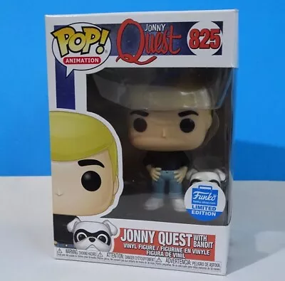 Funko Pop! Jonny Quest With Bandit #825 Funko Shop Exclusive MIB +P/prot • $30.99