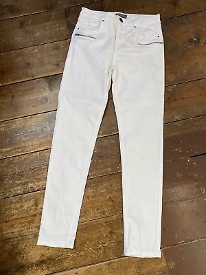 Mint Velvet White Jeans Size 10 Regular Skinny • $7.58