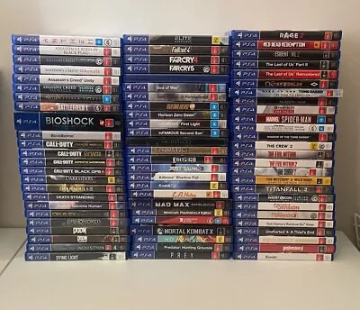 Playstation 4 PS4 Games - 75 TO CHOOSE - FREE POSTAGE !!! • $35