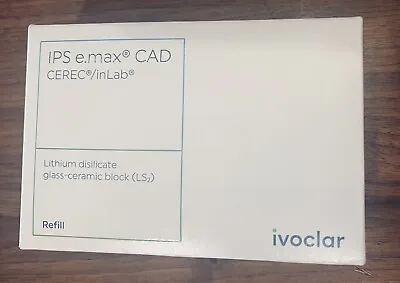 Ivoclar Vivadent Ips E.max Cad Cerec  Mt A2 C14 5 Blocks Emax • $145