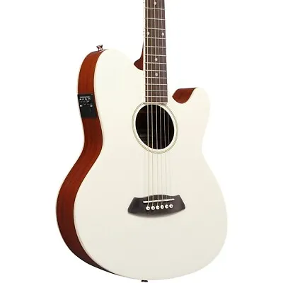 Ibanez TCY10 Talman Acoustic-Electric Guitar Vintage White • $229.99