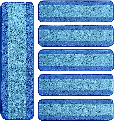 NIXOOT 6 Pack Mop Refill Pads For E Cloth Deep Clean Mop / E Cloth Easy Click • £18.65