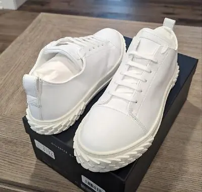 $299.99 • Buy $550 Mens Giuseppe Zanotti  Ranchero  Leather Low-Top Sneakers White 43 US 10