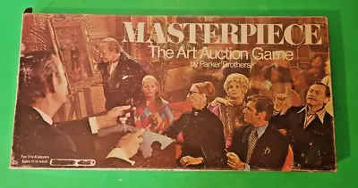 Vintage 1970 Masterpiece Game Art Auction Game By Parker Brothers - Complete! • $49.99