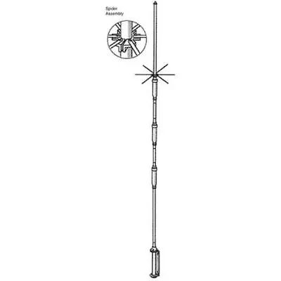 Hustler 4BTV 4 Band Vertical Base Antenna • $334.97