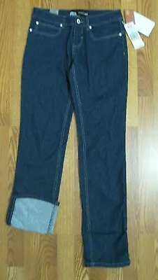 ECKORED ECKO RED SHIMMER CUFFED Or NOT BLING DENIM JEANS 30x33 JR 7 NEW $66   • $5.99