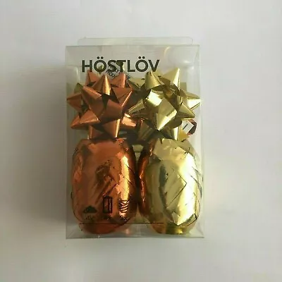 IKEA HOSTLOV Gold & Old Gold Thin Metallic Curling Ribbon For Gift Wrap • $10