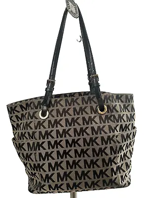 Michael Kors East West Signature Top Zip Tote With Matching Wallet • $75