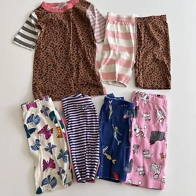Hanna Andersson Girls Size 10 Lot Of Pajama Shorts Johns Organic Cotton Printed • $24
