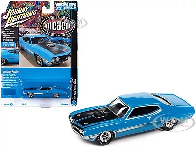 1971 Ford Torino Cobra Grabber Blue 1/64 By Johnny Lightning Jlmc031-jlsp287 A • $8.99