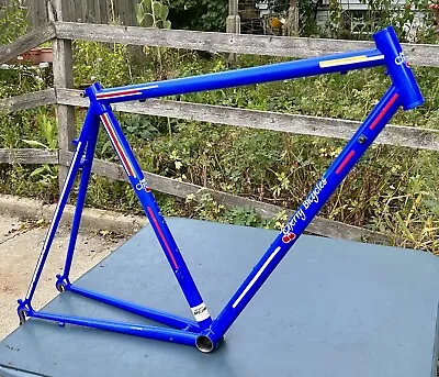 Handbuilt Bicycle Frame John Cherry Custom Steel 53 54 Medium Road Race Vintage • $795