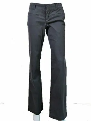 NWT Ann Taylor LOFT Steel Gray Cotton Casual MODERN Boot Cut Leg Women's Pants • $21