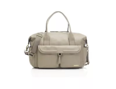 Storksak Leather Charlotte Nappy Bag - Clay • $60