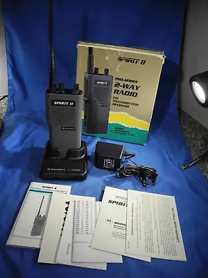 NOS MOTOROLA SPIRIT II U20C P924KNC30A1AA W/ Motorola Charger + Accessories UHF • $125