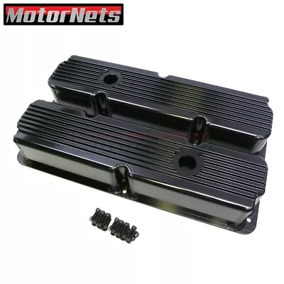 $189.95 • Buy Big Block Ford FE Black Fabricated Fin Aluminum 352-428 Valve Cover Hot Rod Tall