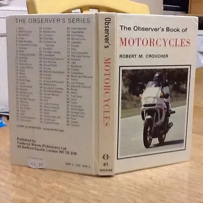 Observers Book Of Motorcycles Bound 1982 Upside Down  • £9.99