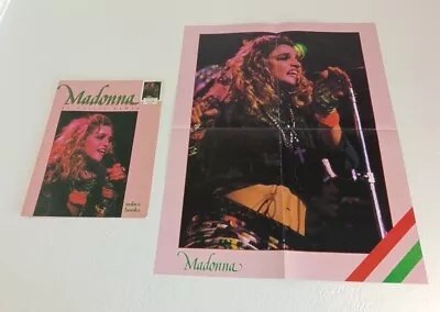 Madonna Book By Philip Kamin 1985 Vintage Rare 80s Book & Very Rare Poster Lot  • £19.99