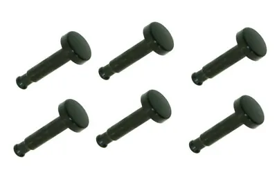 6 X Buttons For Oven Cooker BLACK Clock Timer Knob Replacement Spare Parts • £6.44