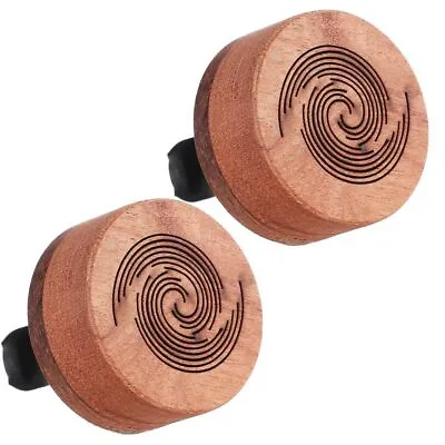 $17.99 • Buy Car Aromatherapy Clip Essential Oil Car Diffuser Wooden Carved Aromatherapy