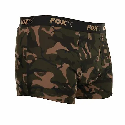 Fox Camo Boxers 3 Pack Boxer Shorts Fishing Clothing • $27.17