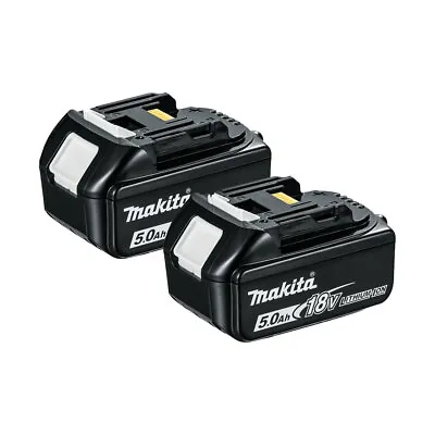 Makita BL1850X2 18v LXT 5.0Ah Li-Ion Battery Twin Pack • £122