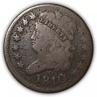 1810 Classic Head Half Cent Very Good VG Coin Rough #6486 • $64.95