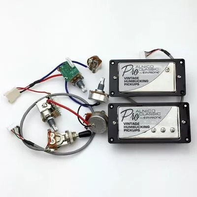 Epiphone ProClassic Alnico Guitar Pickups With Wiring Harness Pots Switches • $39.90