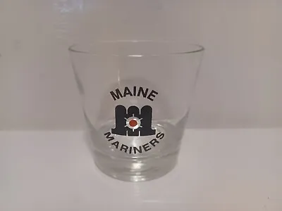 Very Rare Vintage 1980's AHL American Hockey League Defunct Maine Mariners Glass • $15