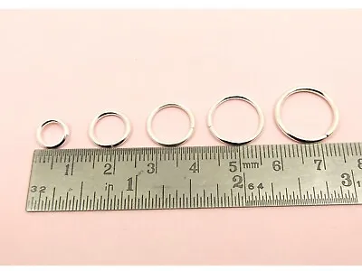 10/20/40 Extra LARGE 14 16 18 20mm Open Split JUMP Ring For Key Ring DIY Making • $4.95