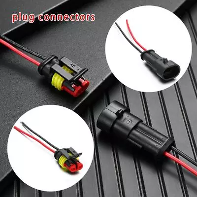 Car 12V 2Pin Automotive Connectors Electrical Wire Male And Female Plug • $12.20