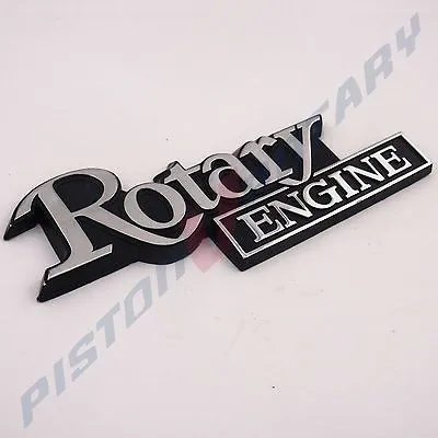 ROTARY ENGINE Rear Garnish Badge For MAZDA 10A 13B R100 RX2 RX3 RX4 RX5 Rotor • $22.44