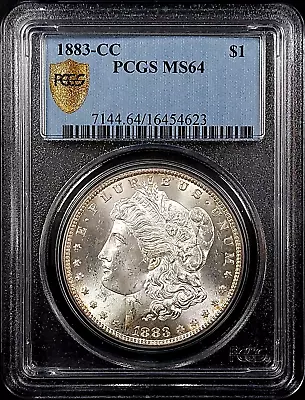 1883 CC Morgan Dollar Certified MS 64 By PCGS! • $389.99