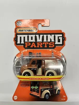 Matchbox 2021 Moving Parts Divco Milk Truck 5/20 Orange ##1 • $9.99