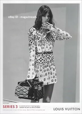 LOUIS VUITTON 3-Page PRINT AD 2015 Rianne Van Rompaey FREJA BEHA Alicia Vikander • $10