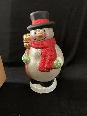 $24.99 • Buy Ragon House Mercury Glass Snowman Christmas 