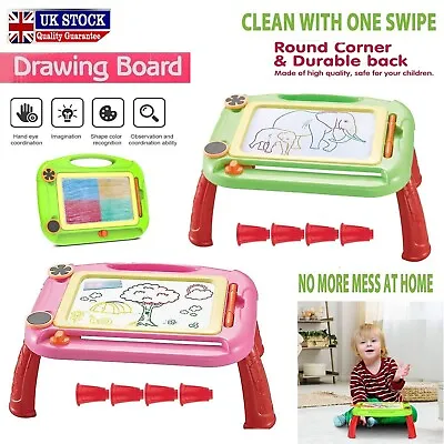 Kids Drawing Board Magnetic Writing Sketch Pad Erasable Magna Doodle Unisex Toy • £10.65