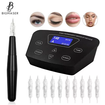 £94.68 • Buy Biomaser E005 Permanent Makeup Machine Professional P300 Kit For Eyebrow Lips