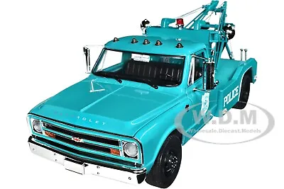 $109.99 • Buy 1967 Chevrolet C-30 Dually Tow Truck Green  Nypd  1/18 Diecast Greenlight 13652