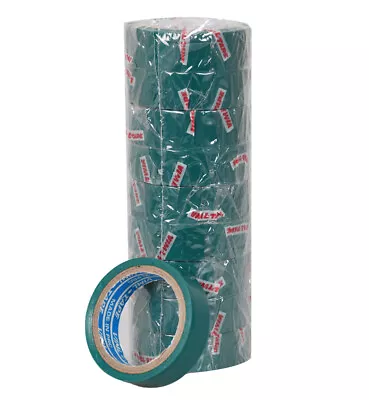 10 X PVC Insulation Tape Coloured Electrical Wiring Flame Retardent 16mm Set • £5.99