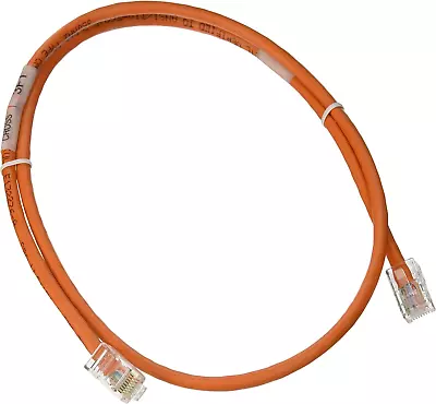24494 Cat5E Crossover Cable - Non-Booted Unshielded Network Patch Cable Orange • $24.30